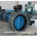 D41X Double Flange Butterfly Valve with Painting Disc